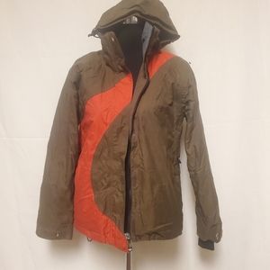 Roxy Snow Jacket in Brown and red